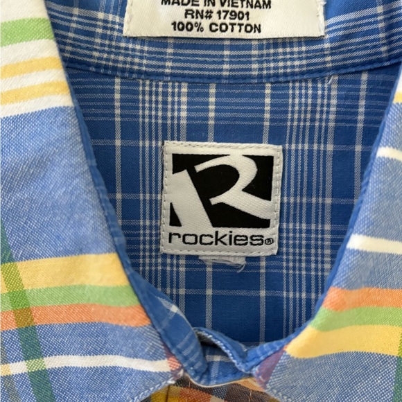 Ladies Rockies Button Up - Picture 2 of 2